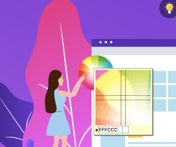 Пример работы расширения ColorPick Eyedropper на сайте https://itlogia.ru/